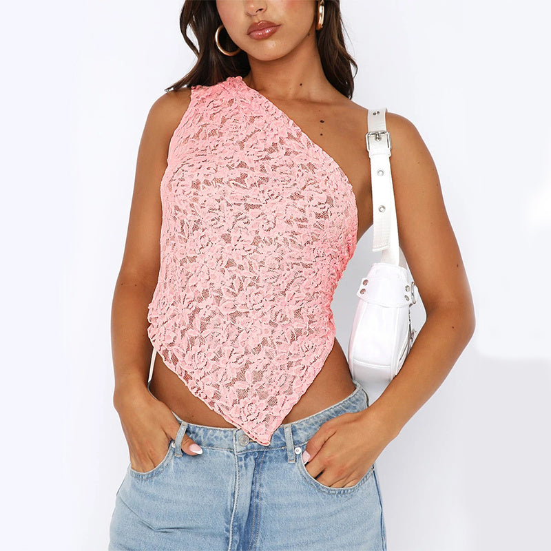 Backless Lace Pullover Summer Top