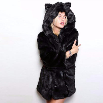 "BIG Wolf Energy" Fur Coat