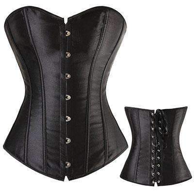 Lace-up Bustier/Corset (Ribbed)