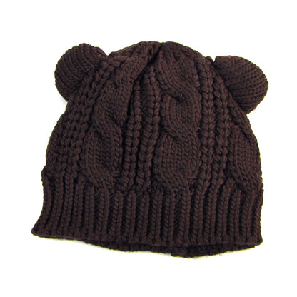 Knitted Cat Ear Beanie