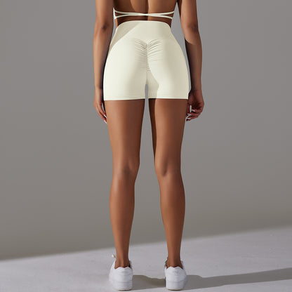 Solid Colored Yoga Shorts w/ Pocket