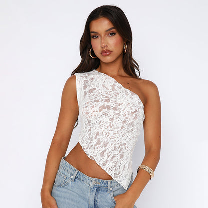 Backless Lace Pullover Summer Top