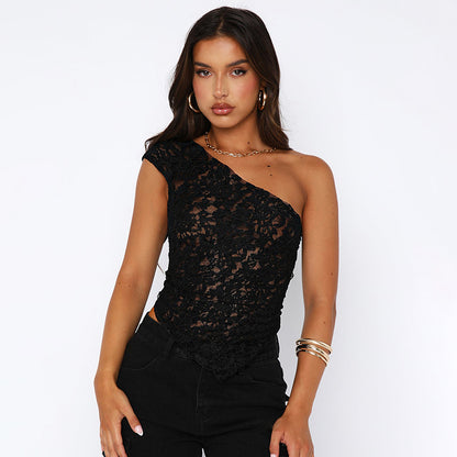 Backless Lace Pullover Summer Top