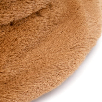 Multi-Printed Patterned Plushy Fur Hat