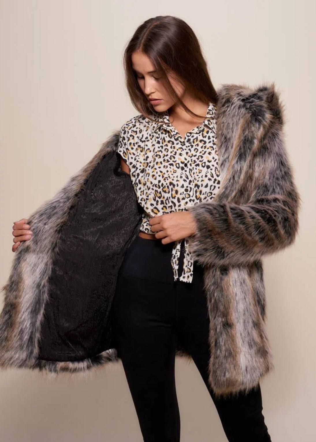 "BIG Wolf Energy" Fur Coat