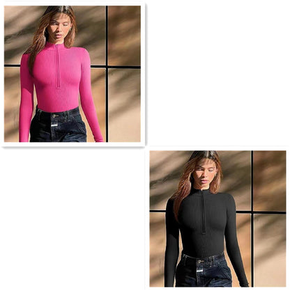 Seamless Long-Sleeve Romper (Slim/Shapewear)