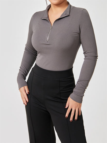 Seamless Long-Sleeve Romper (Slim/Shapewear)