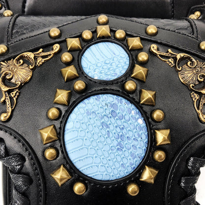 Steampunk Crossbody Sling — Adjustable One‑Shoulder Bag