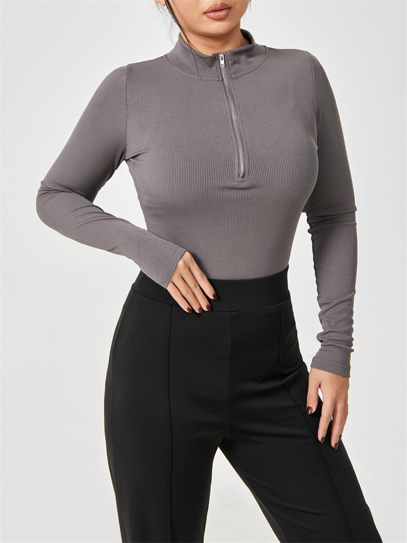Seamless Long-Sleeve Romper (Slim/Shapewear)