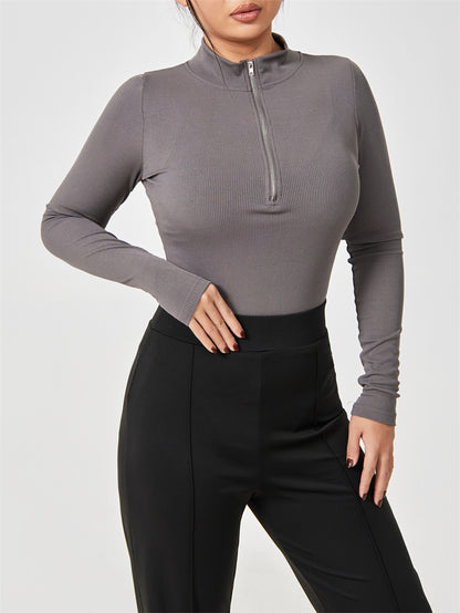 Seamless Long-Sleeve Romper (Slim/Shapewear)