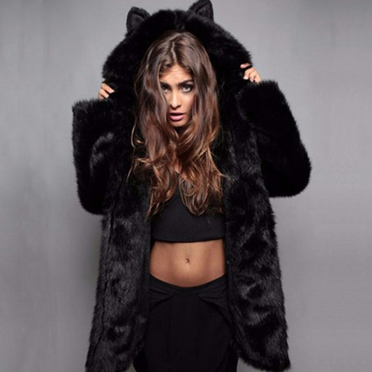 "BIG Wolf Energy" Fur Coat