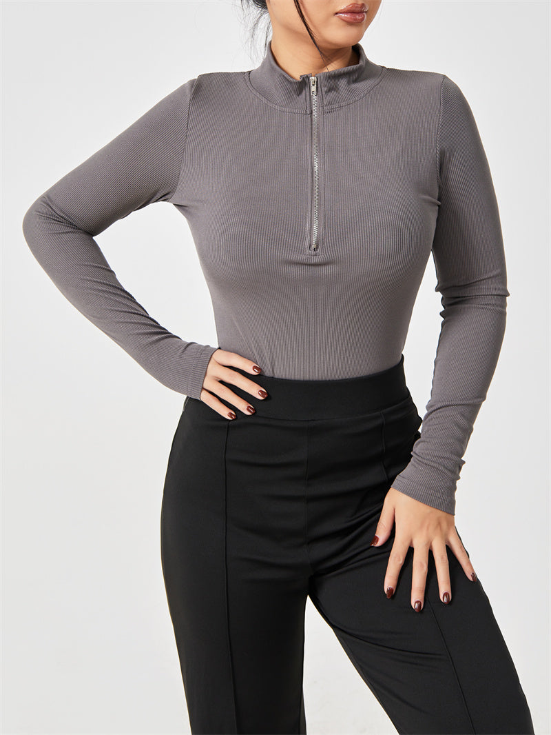 Seamless Long-Sleeve Romper (Slim/Shapewear)