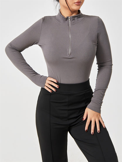 Seamless Long-Sleeve Romper (Slim/Shapewear)