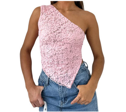 Backless Lace Pullover Summer Top