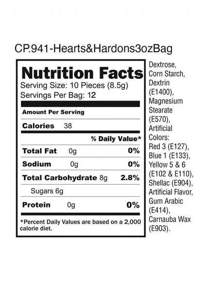 Candyprints -  Hearts and Hard-Ons 3oz Bag