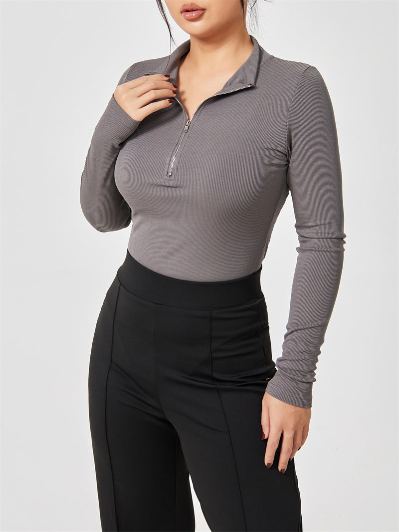 Seamless Long-Sleeve Romper (Slim/Shapewear)