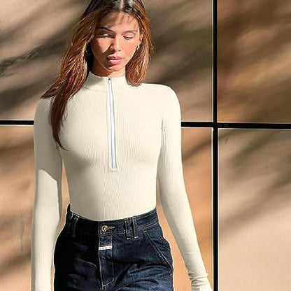 Seamless Long-Sleeve Romper (Slim/Shapewear)