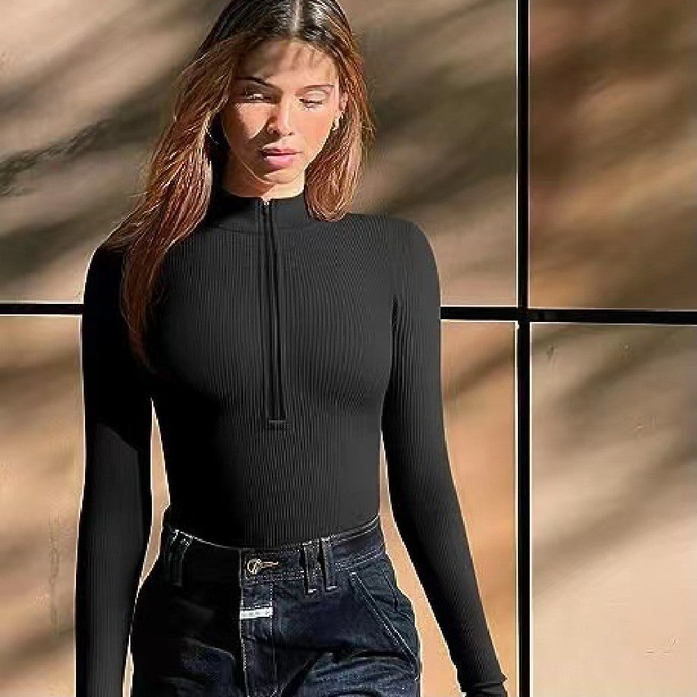 Seamless Long-Sleeve Romper (Slim/Shapewear)