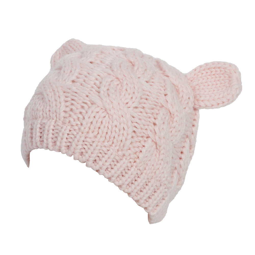 Knitted Cat Ear Beanie