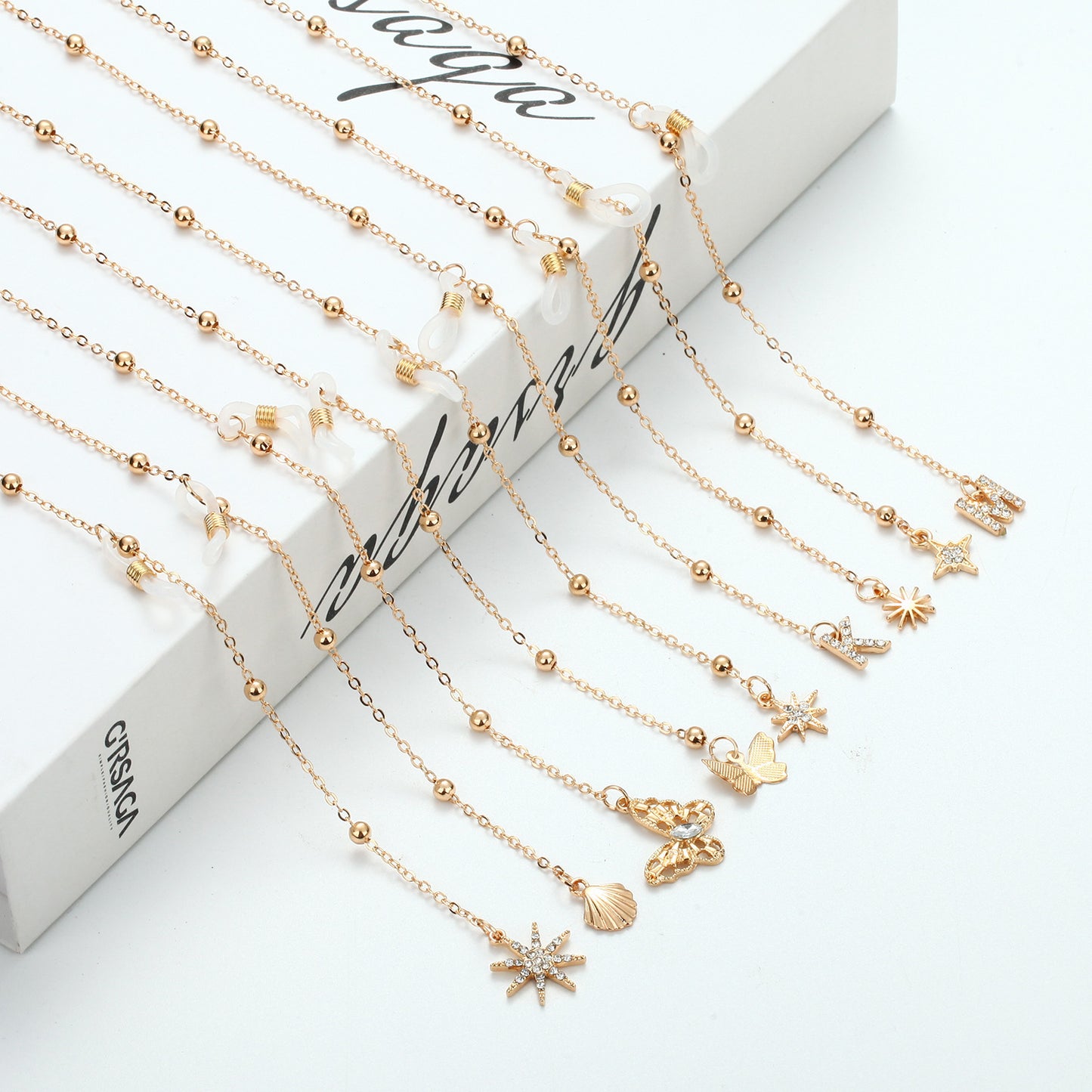 Chained Butterfly Glasses