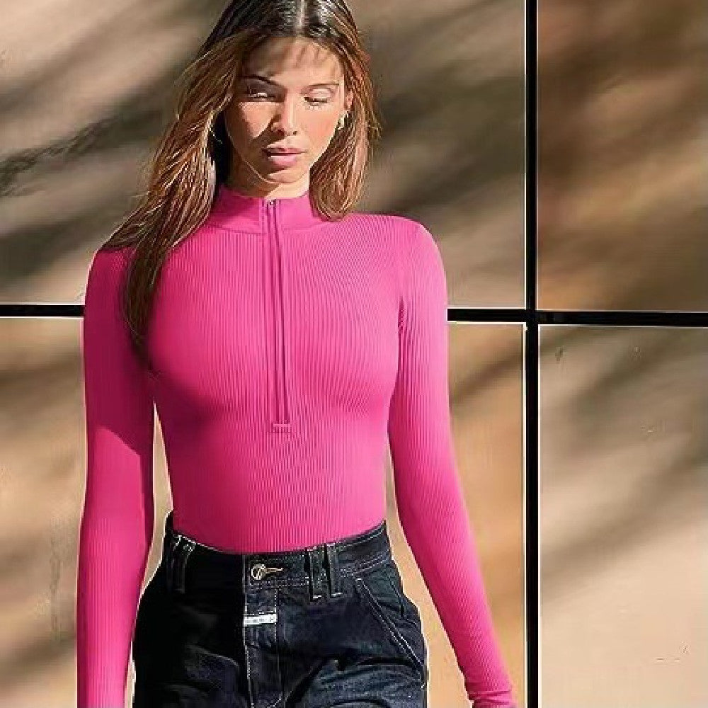 Seamless Long-Sleeve Romper (Slim/Shapewear)