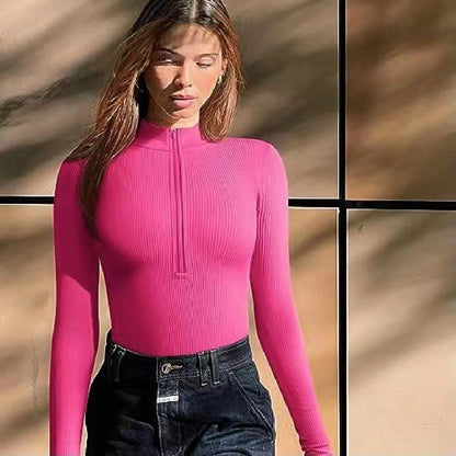 Seamless Long-Sleeve Romper (Slim/Shapewear)