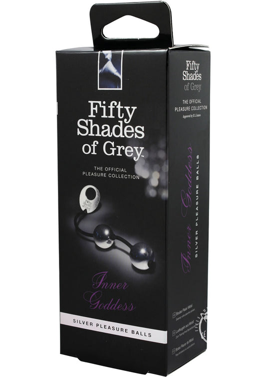 Fifty Shades Of Grey Inner Goddess Silver Pleasure Balls - Metal/Silver
