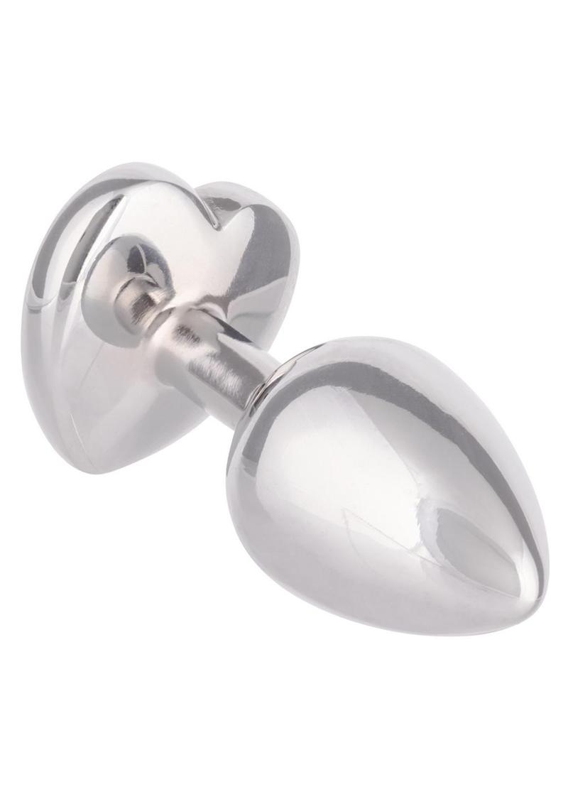 Jewel - Ruby Heart Aluminum Anal Plug (S/L)