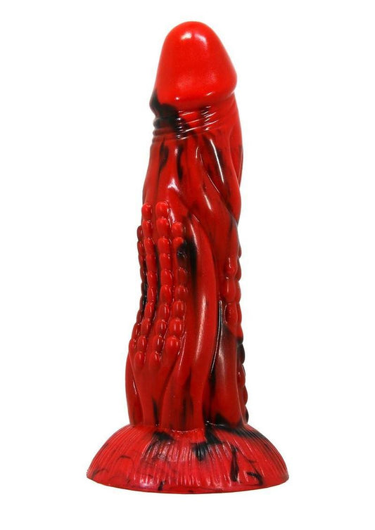 Kiotos Monstar Cox Inferno Silicone Cock with Suction Cup - Blue/Red