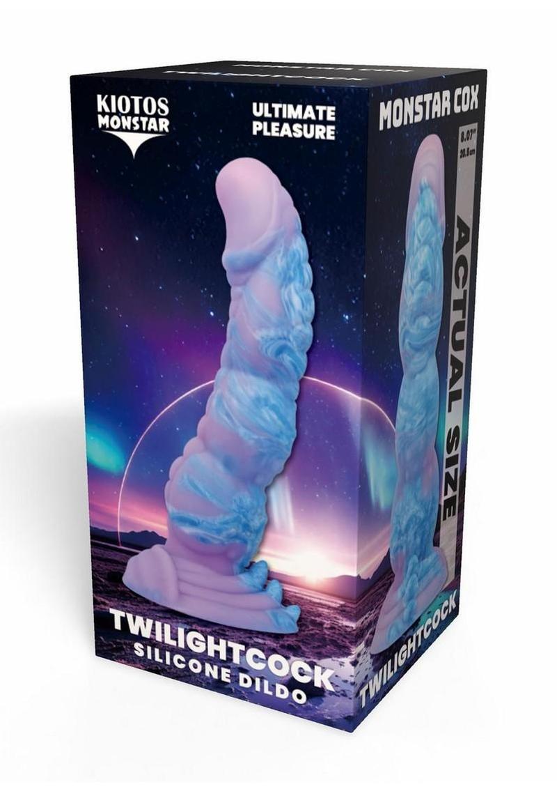 Kiotos Monstar Cox Twilight Silicone Cock with Suction Cup - Blue/Lavender/Purple