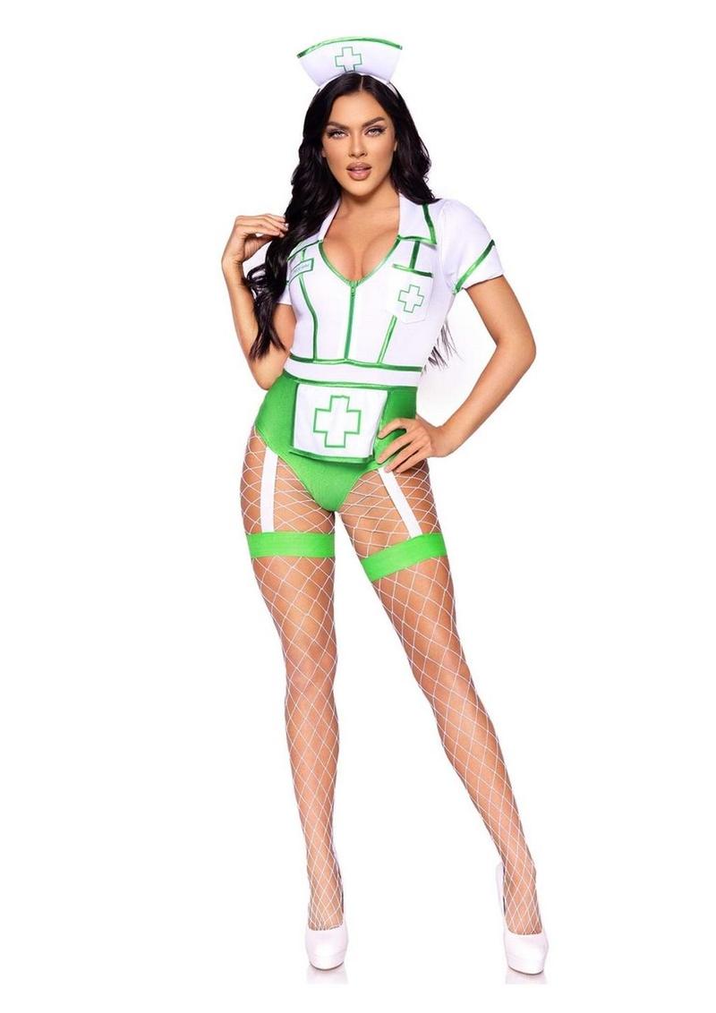 Leg Avenue -  "Nurse Feelgood" Costume Set [2pc]
