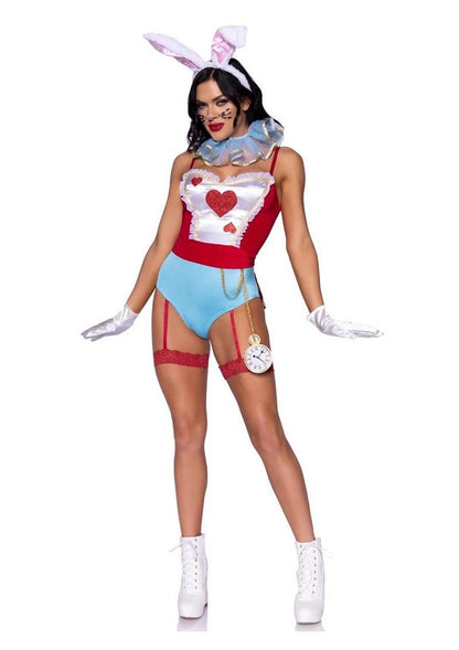 Leg Avenue -  "Wonderland White Rabbit" Costume Set [4pc]
