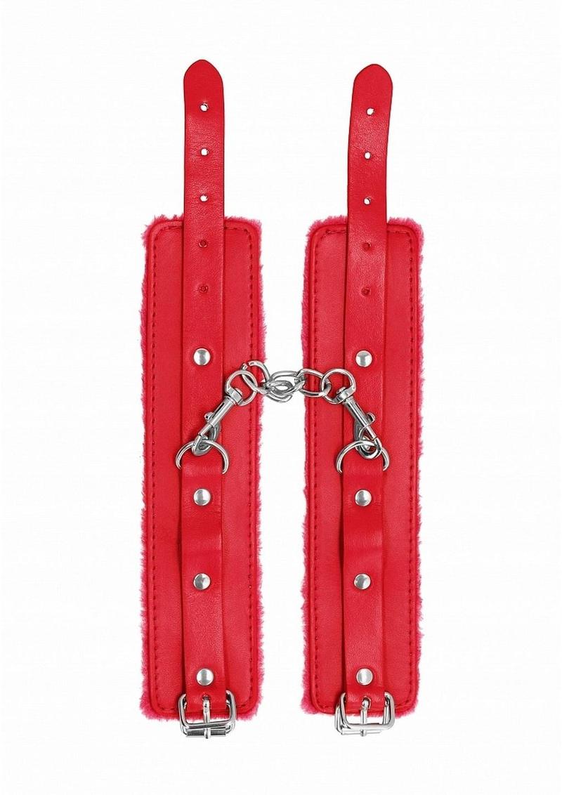 Ouch! - Plush Leather Wrist Cuffs